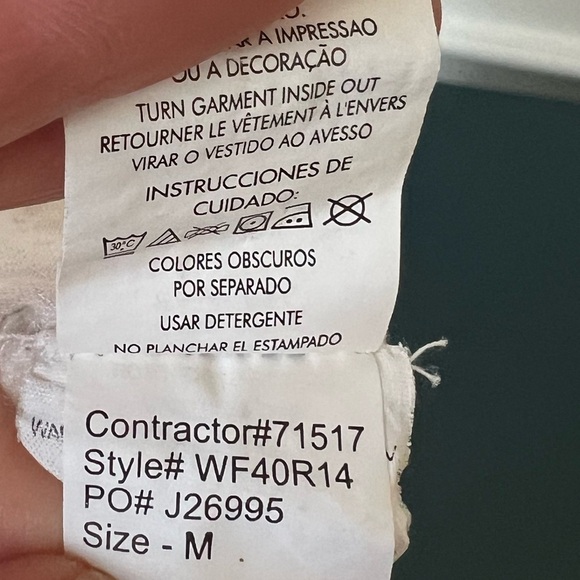 Calvin Klein Jeans Women's White  Graphic Sparkle Short Sleeve Tee Size M Summer - Picture 5 of 5